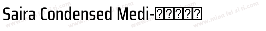 Saira Condensed Medi字体转换